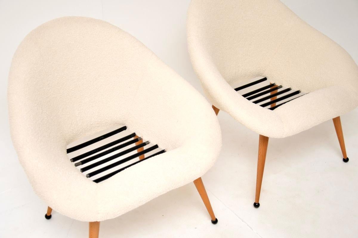 Paire de fauteuils Pod vintage français en vente 1