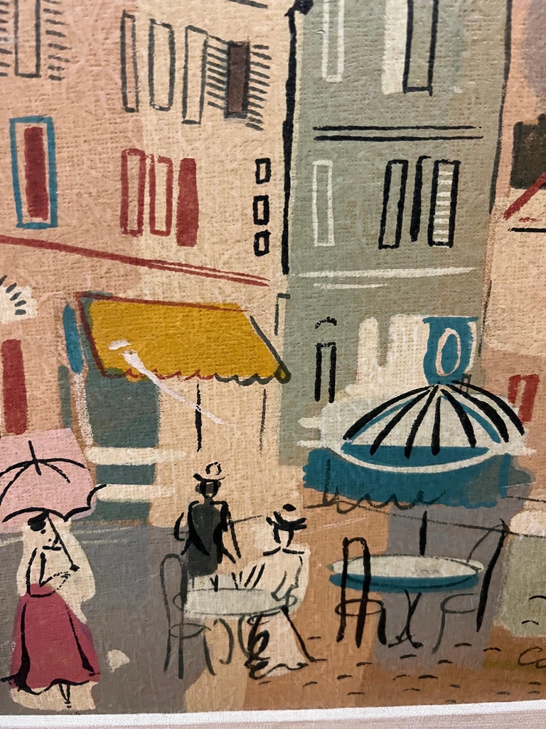 Pair of Vintage French Prints by Charles Cobelle For Sale at 1stDibs