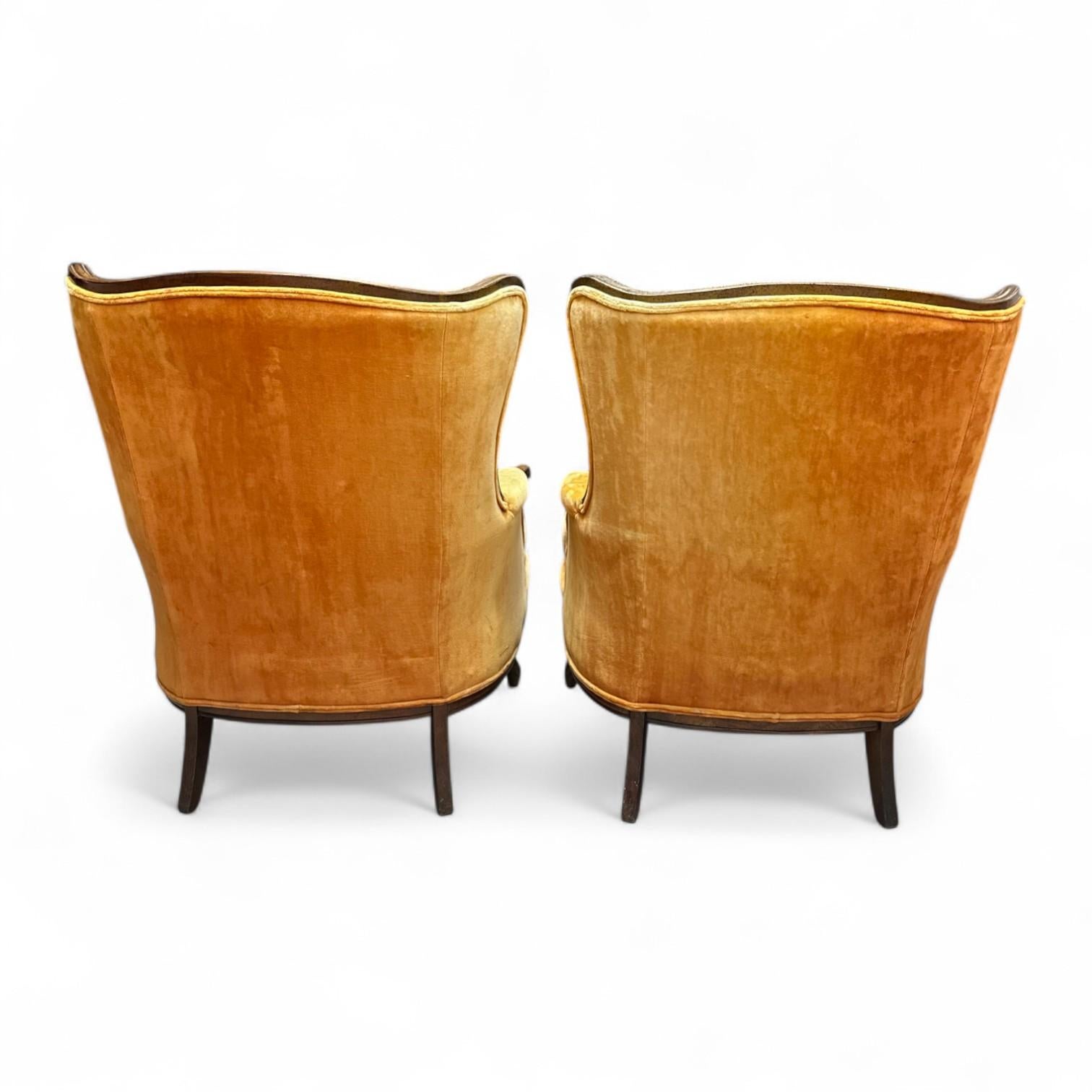 Pair of Vintage French Provincial Armchairs For Sale 2