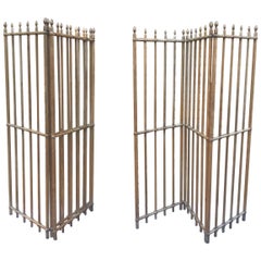 Pair of Antique French Room Dividers/Victorian Room Dividers