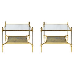 Pair of Vintage French Side Tables by Maison Jansen