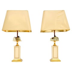 Pair of Vintage French Table Lamps by Le Dauphin
