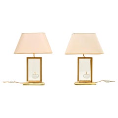 Paire de lampes de table françaises vintage par Le Dauphin