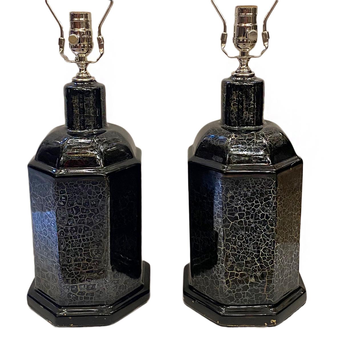 Français Paire de lampes de table françaises vintage en vente