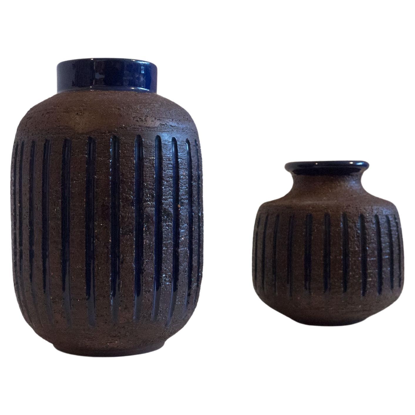 Paar Vintage-Vasen von Gabriel