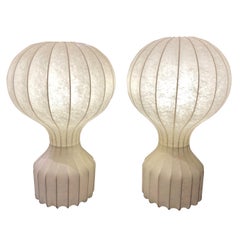 Coppia di lampade Gatto vintage di Castiglioni per Flos