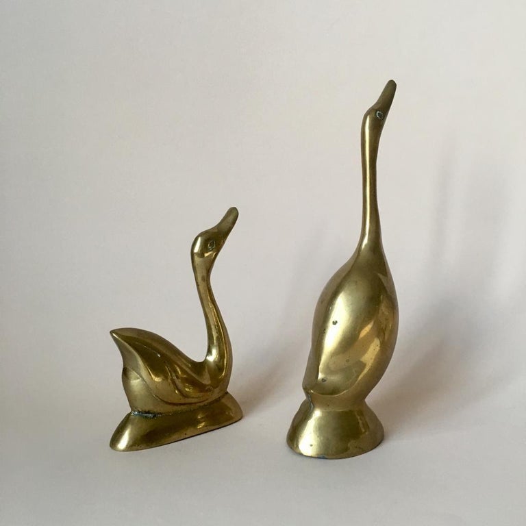 Pair of Vintage German Brass Birds Figurines For Sale at 1stDibs bird figurines for sale
