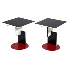 Pair of Vintage Gerrit Thomas Rietveld Schroeder Tables by Cassina