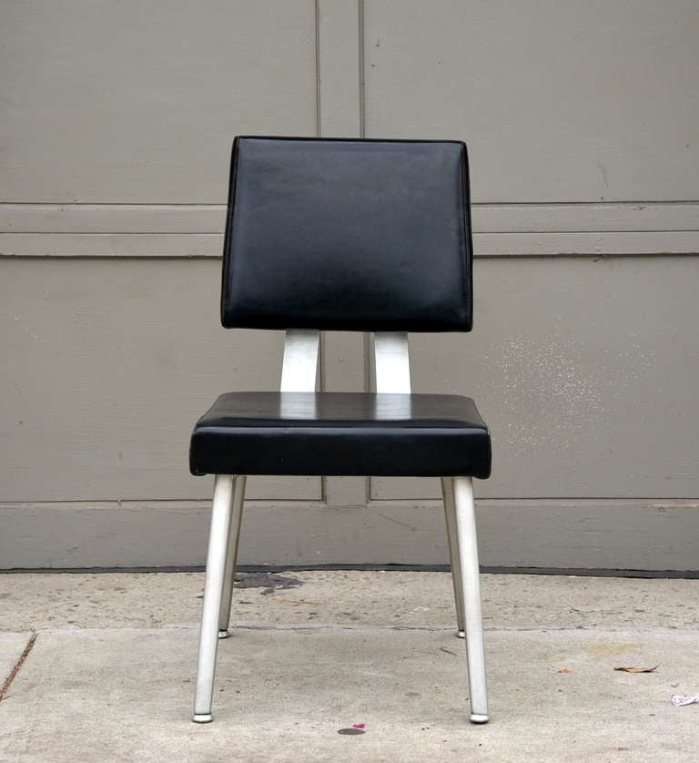 Pair of vintage GF GoodForm aluminum task chairs.