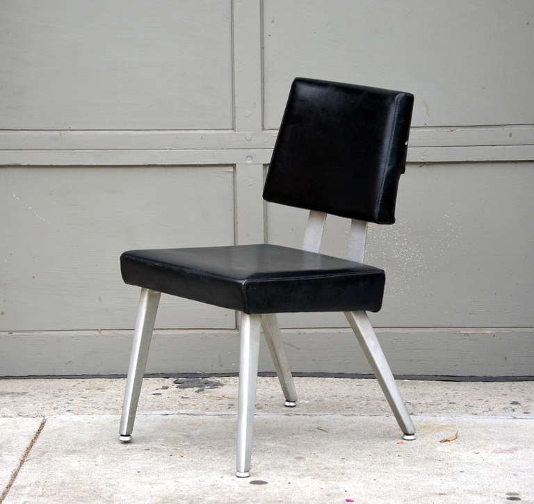 vintage aluminum chairs