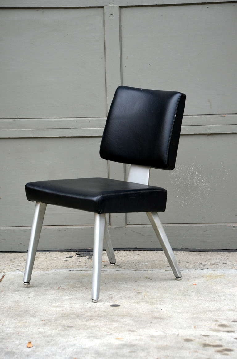 Mid-20th Century Pair of Vintage GF GoodForm Aluminum Task Chairs For Sale