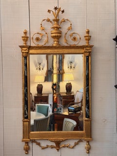Pair of Vintage Giltwood Mirrors in the Neoclassical Manner