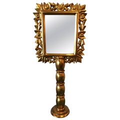 Pair of Vintage Gold Framed Table Mirrors