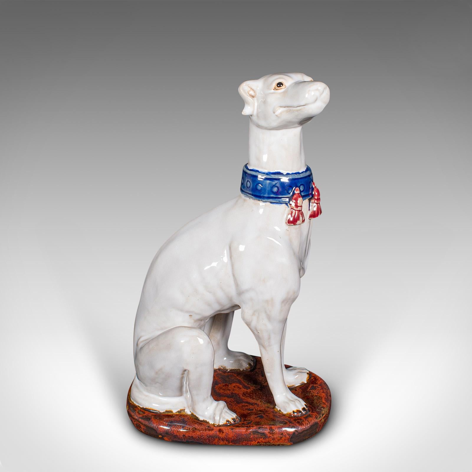 Par De Figuras De Galgo Vintage, Italianas, Estatua De Perro, Sujetalibros, Mediados De Siglo en venta 1