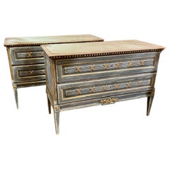 Pair of Vintage Gustavian Neo-Classical Commodes