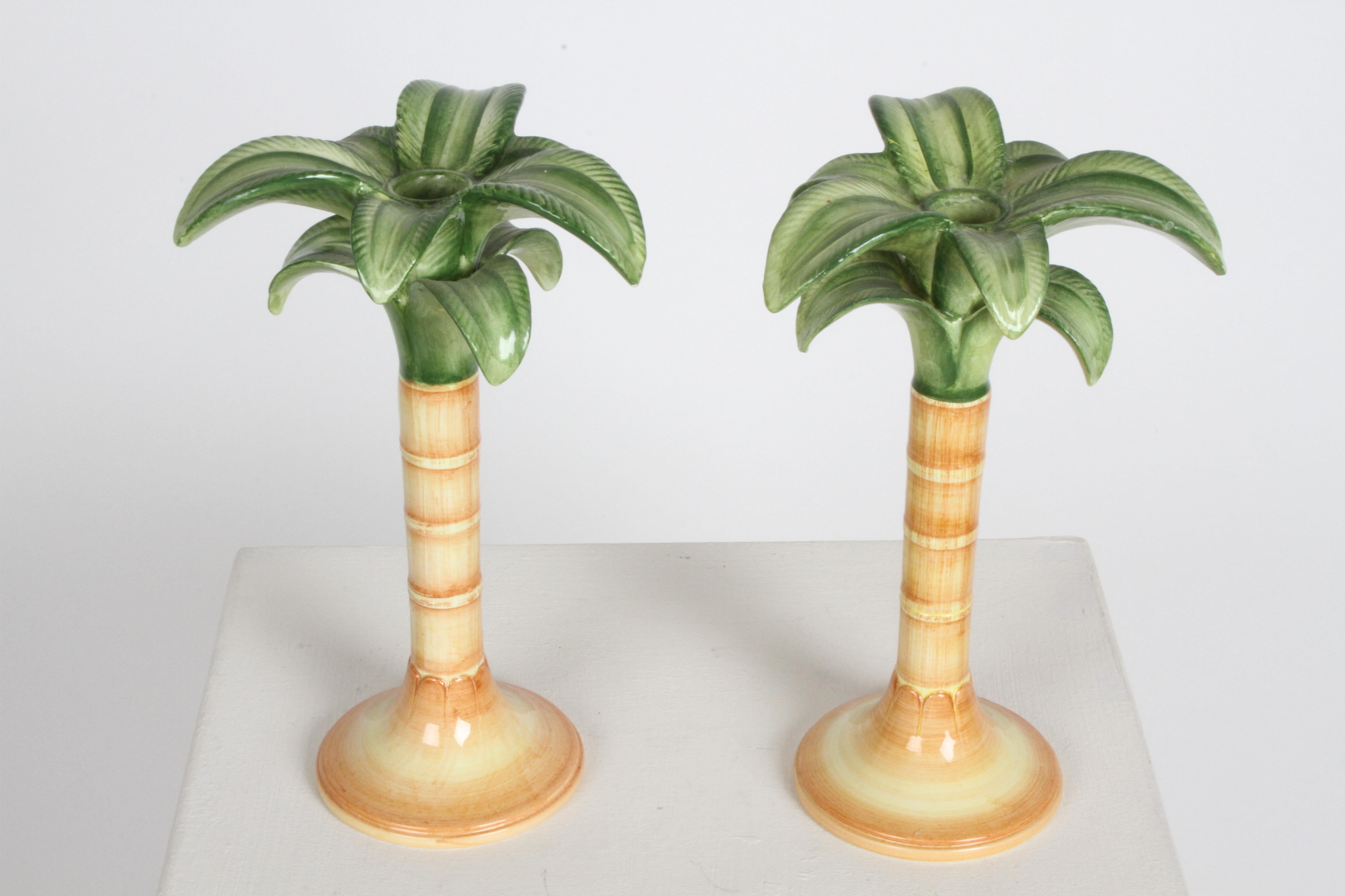 ceramic palm trees