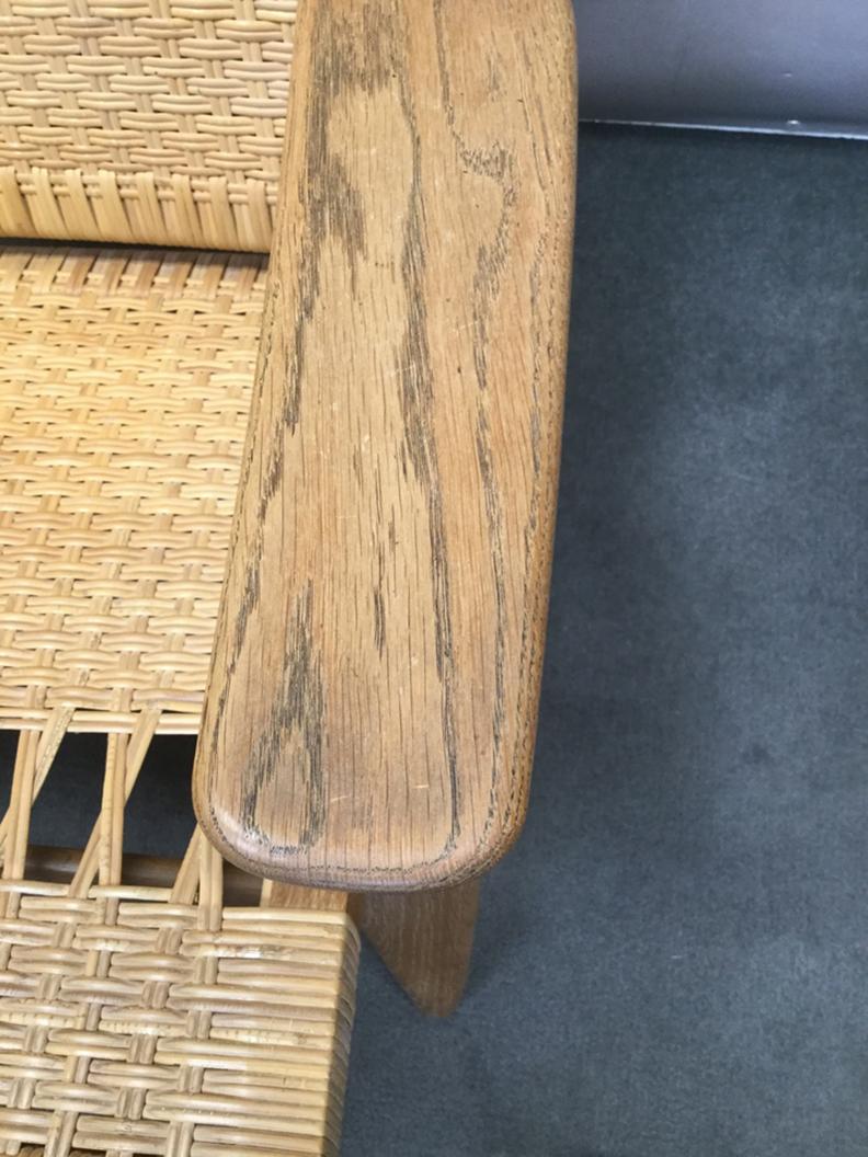 Paire de fauteuils d'époque Hans Wegner CH 27 en vente 2