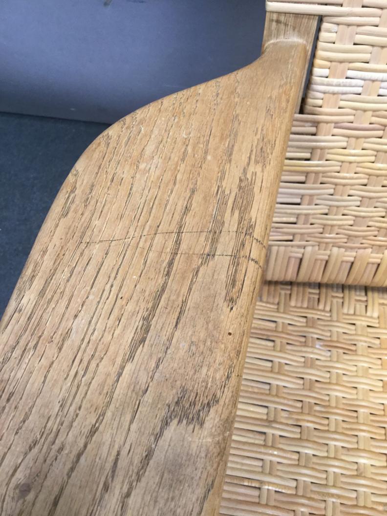 Paire de fauteuils d'époque Hans Wegner CH 27 en vente 1