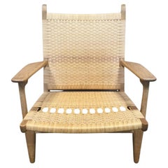 Pair of Vintage Hans Wegner CH 27 Easy Chairs