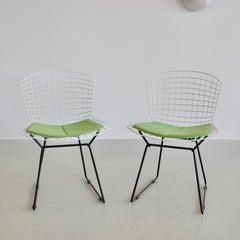Pair of Vintage Harry Bertoia Side Chairs, Knoll International