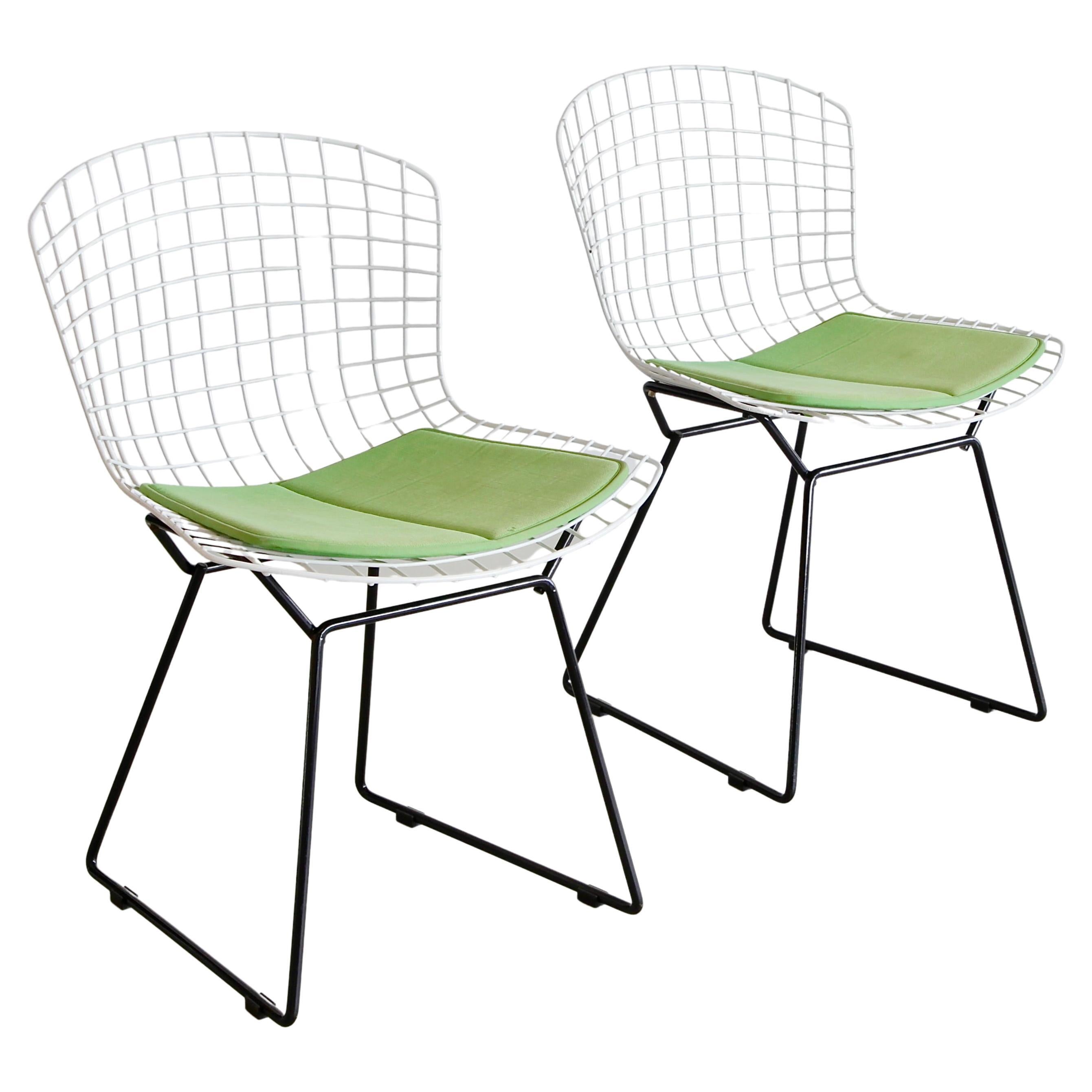 Pair of Vintage Harry Bertoia Side Chairs, Knoll International at 1stDibs