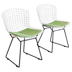 Pair of Vintage Harry Bertoia Side Chairs, Knoll International