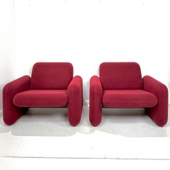 Coppia di sedie Herman Miller Chiclet d'epoca di Ray Wilkes