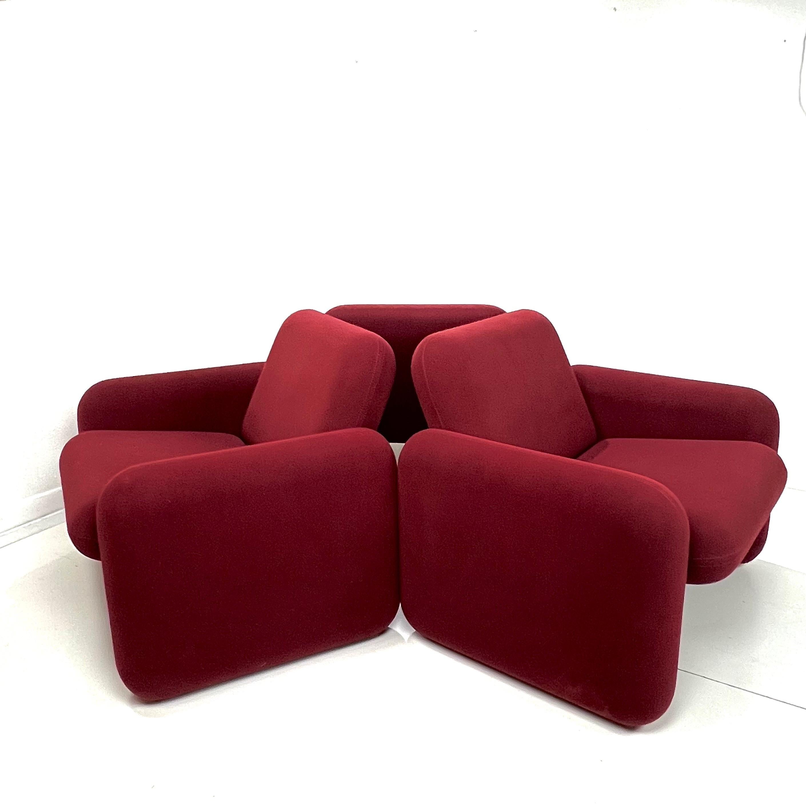 Postmoderno Coppia di sedie Herman Miller Chiclet d'epoca di Ray Wilkes in vendita