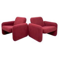Paire de chaises chiclet vintage Herman Miller par Ray Wilkes