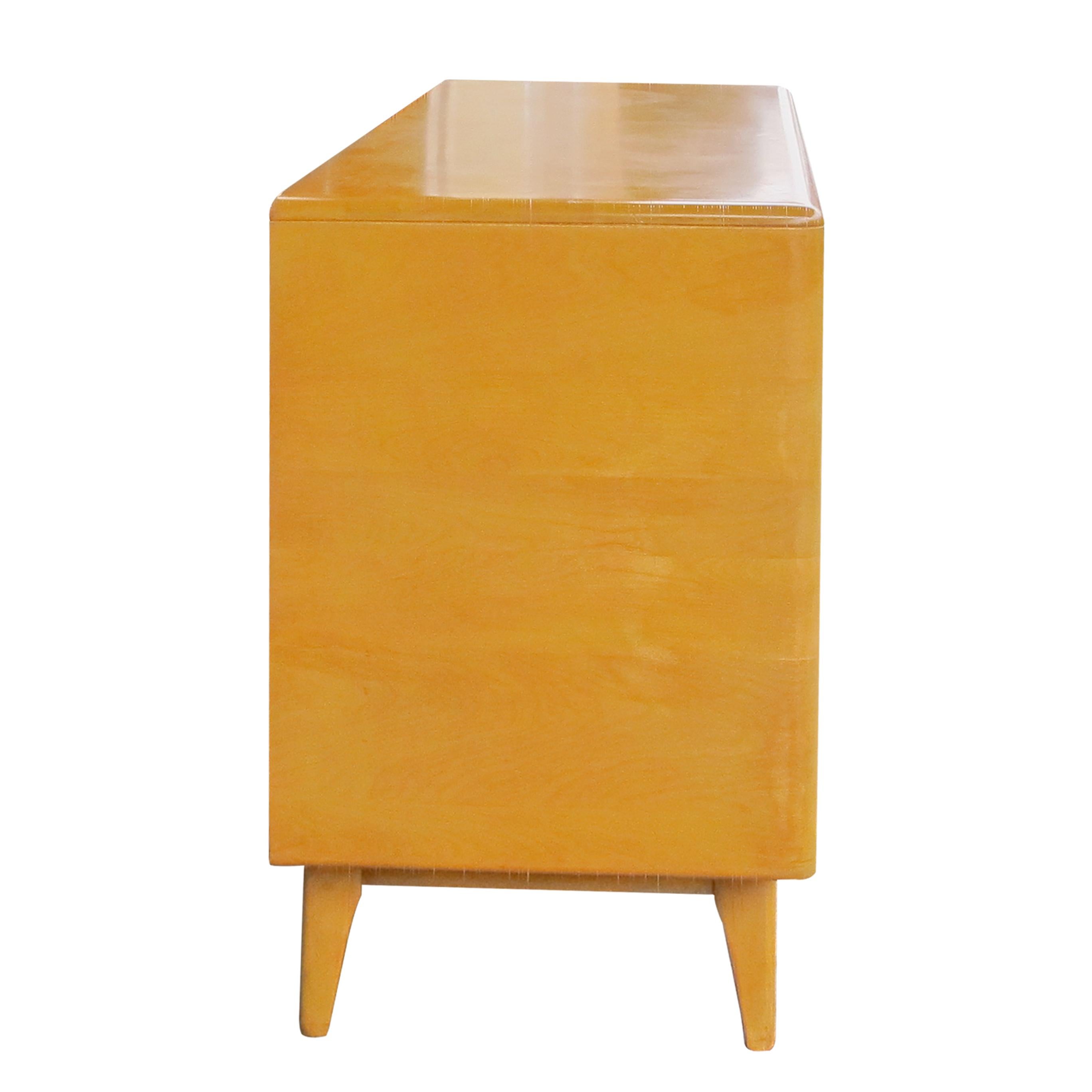 Autre Paire de commodes Kohinoor vintage Heywood Wakefield en érable blond en vente