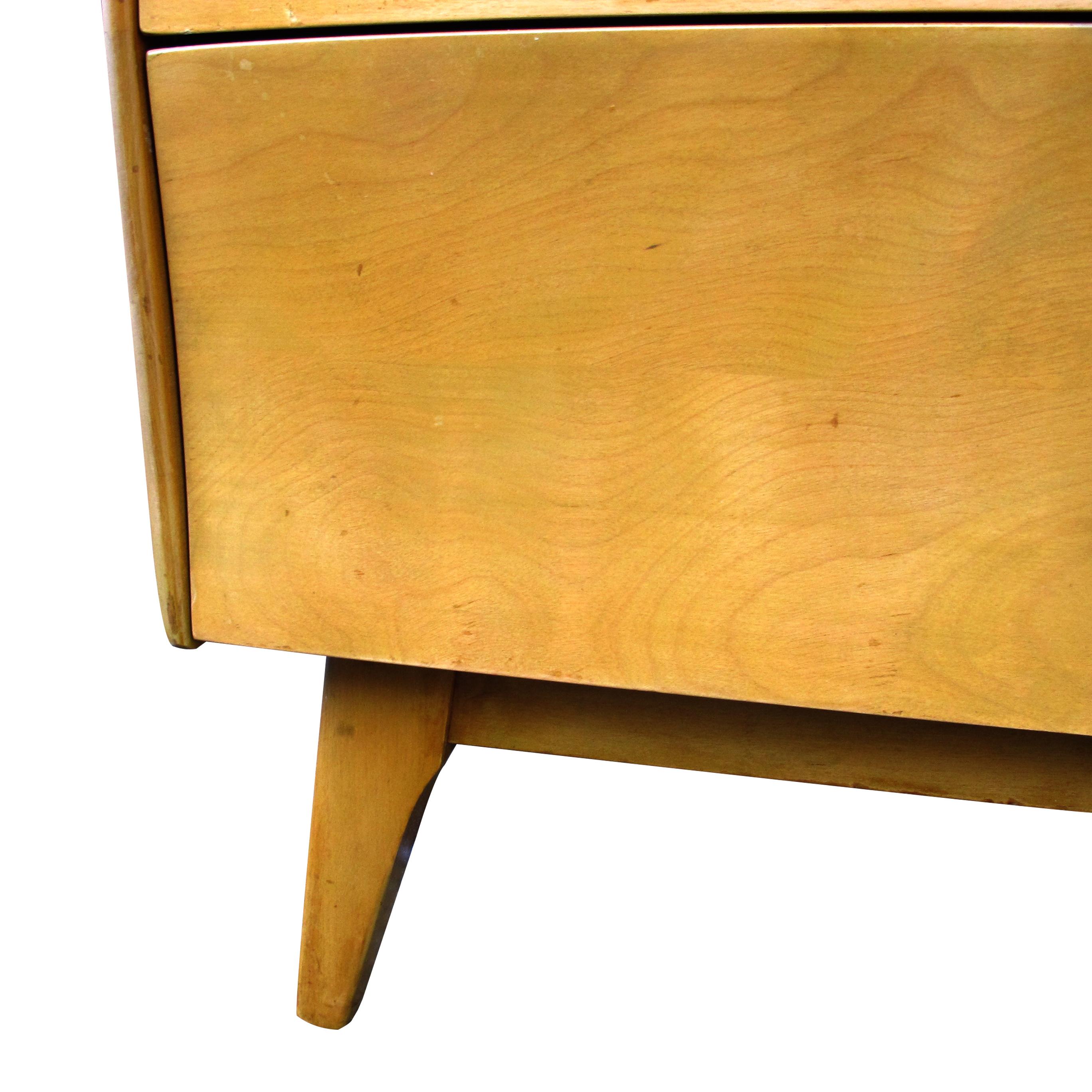 Paire de commodes Kohinoor vintage Heywood Wakefield en érable blond en vente 1