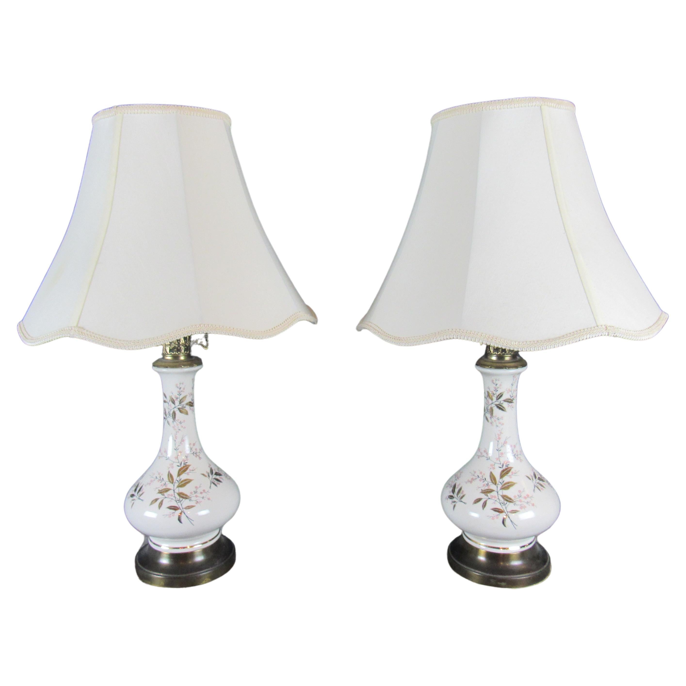 Paire de lampes vintage de style Hollywood Regency Genie en vente