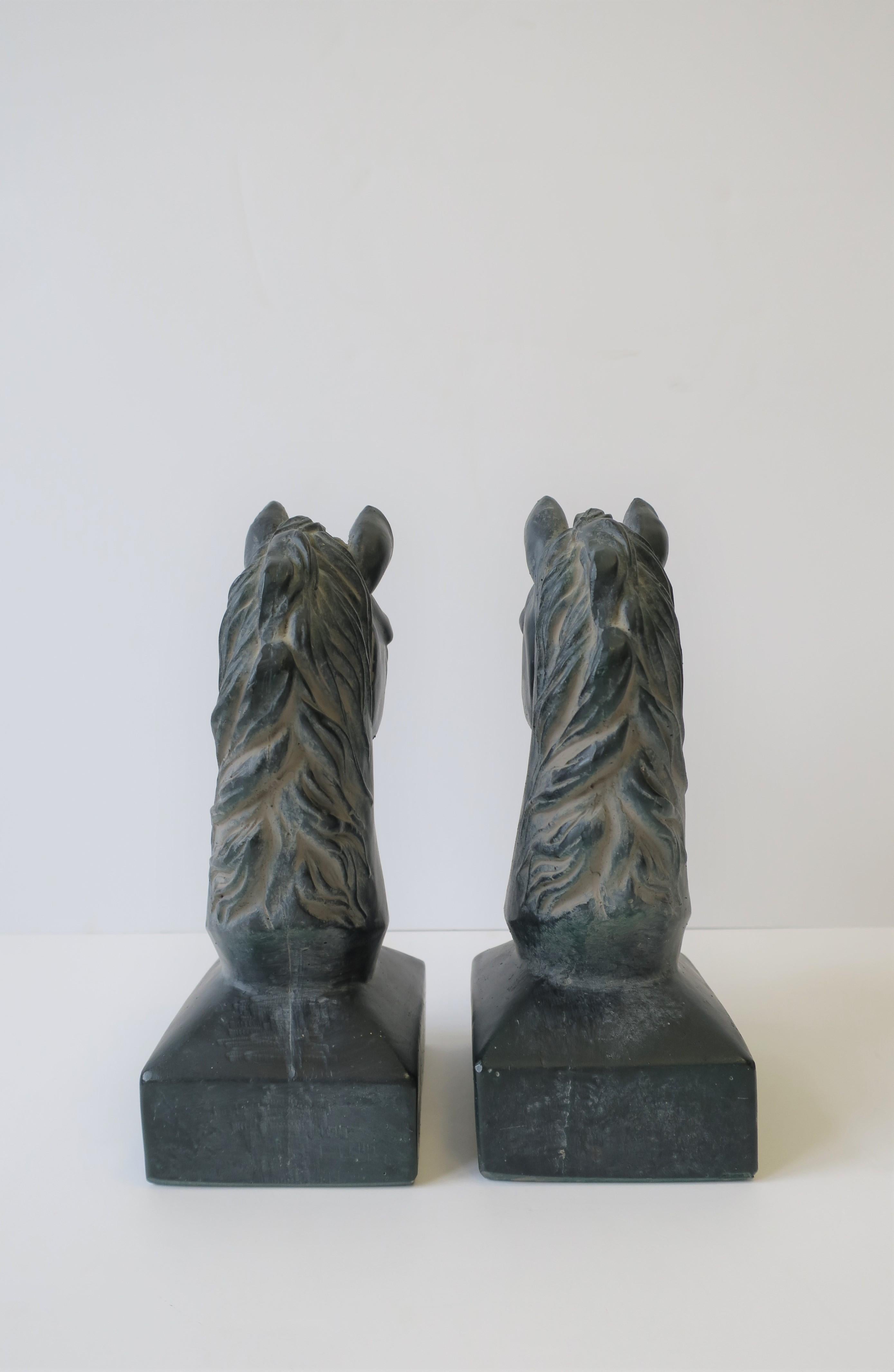 Pair of Vintage Horse or Equine Bookends 1