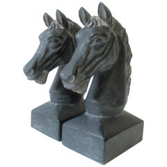 Pair of Vintage Horse or Equine Bookends
