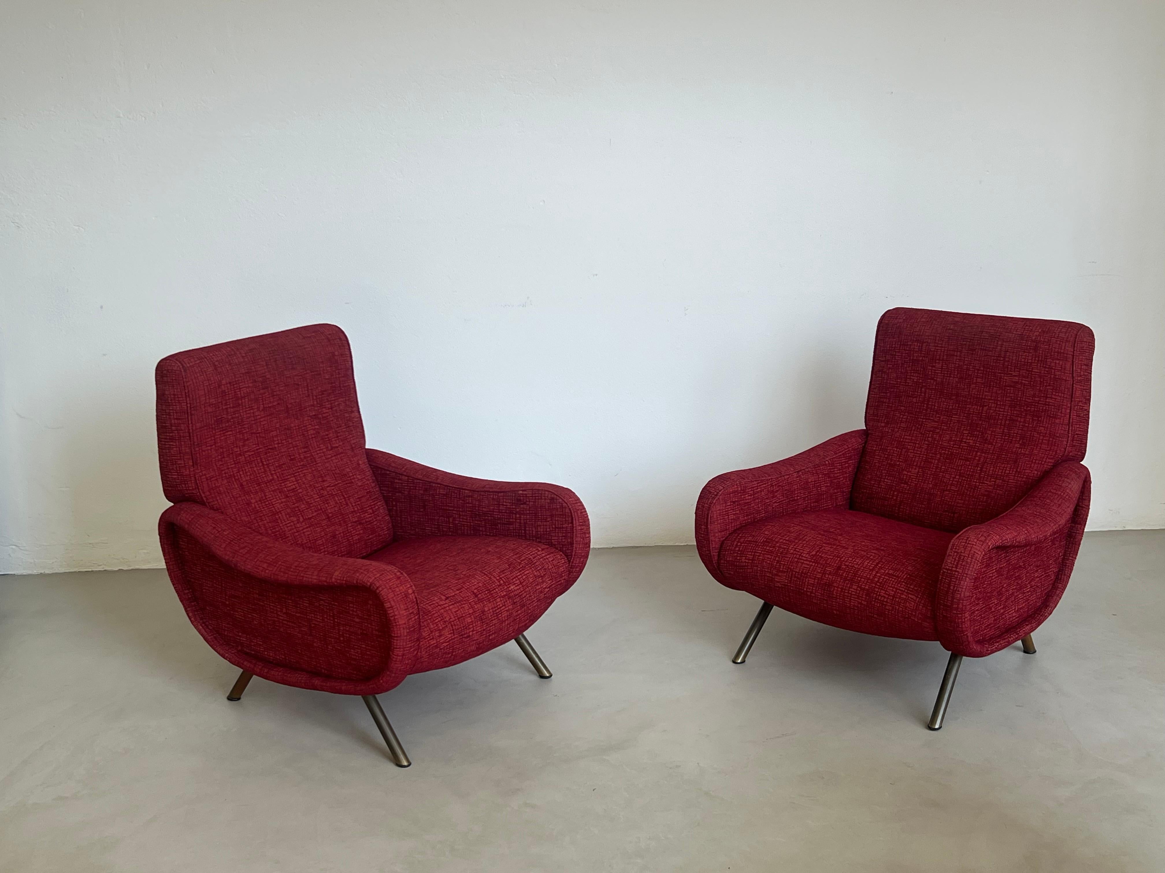 Paire de chaises Vintage Icone par Zanuso pour Arflex en vente 3