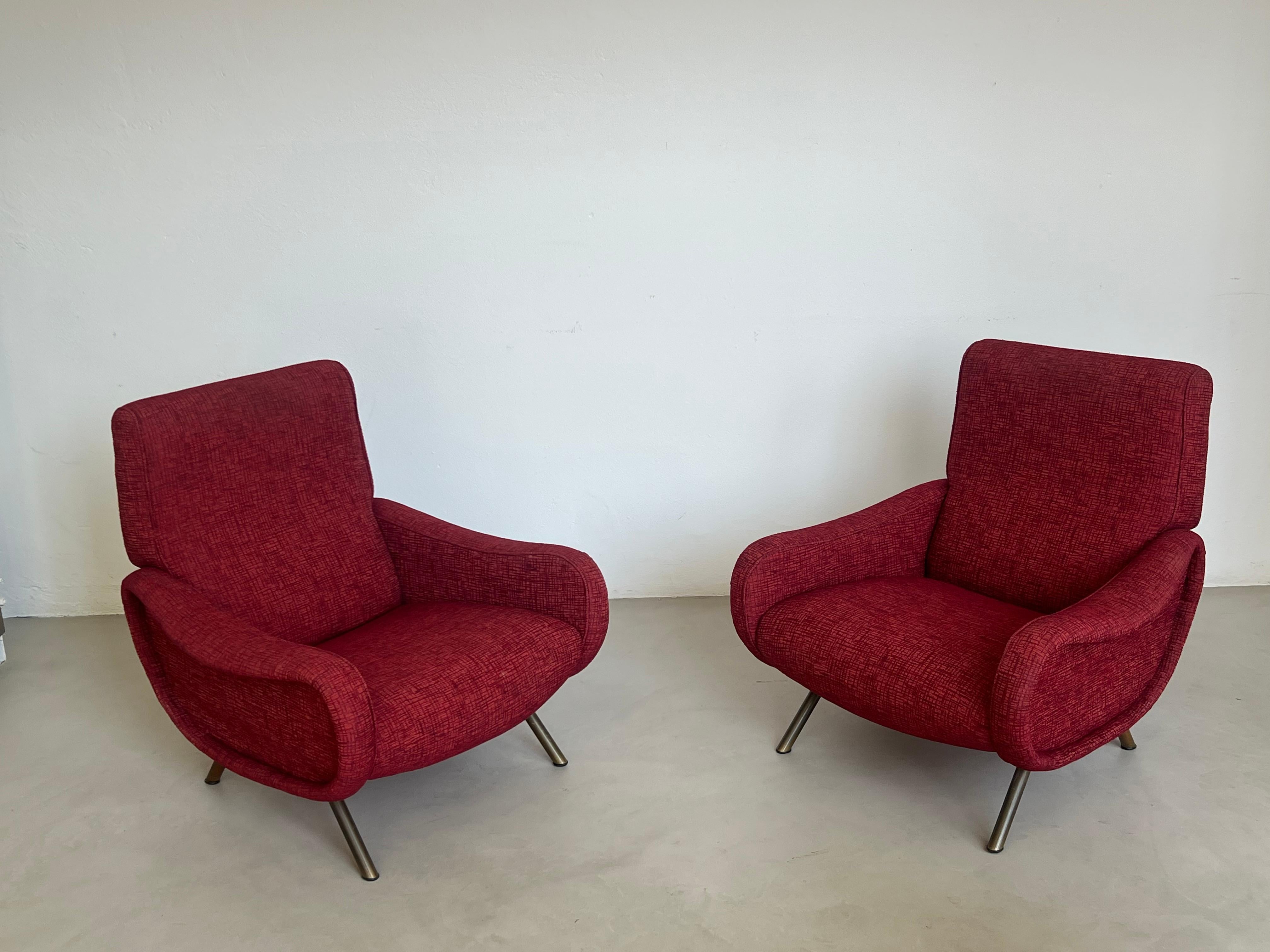 Paire de chaises Vintage Icone par Zanuso pour Arflex en vente 4