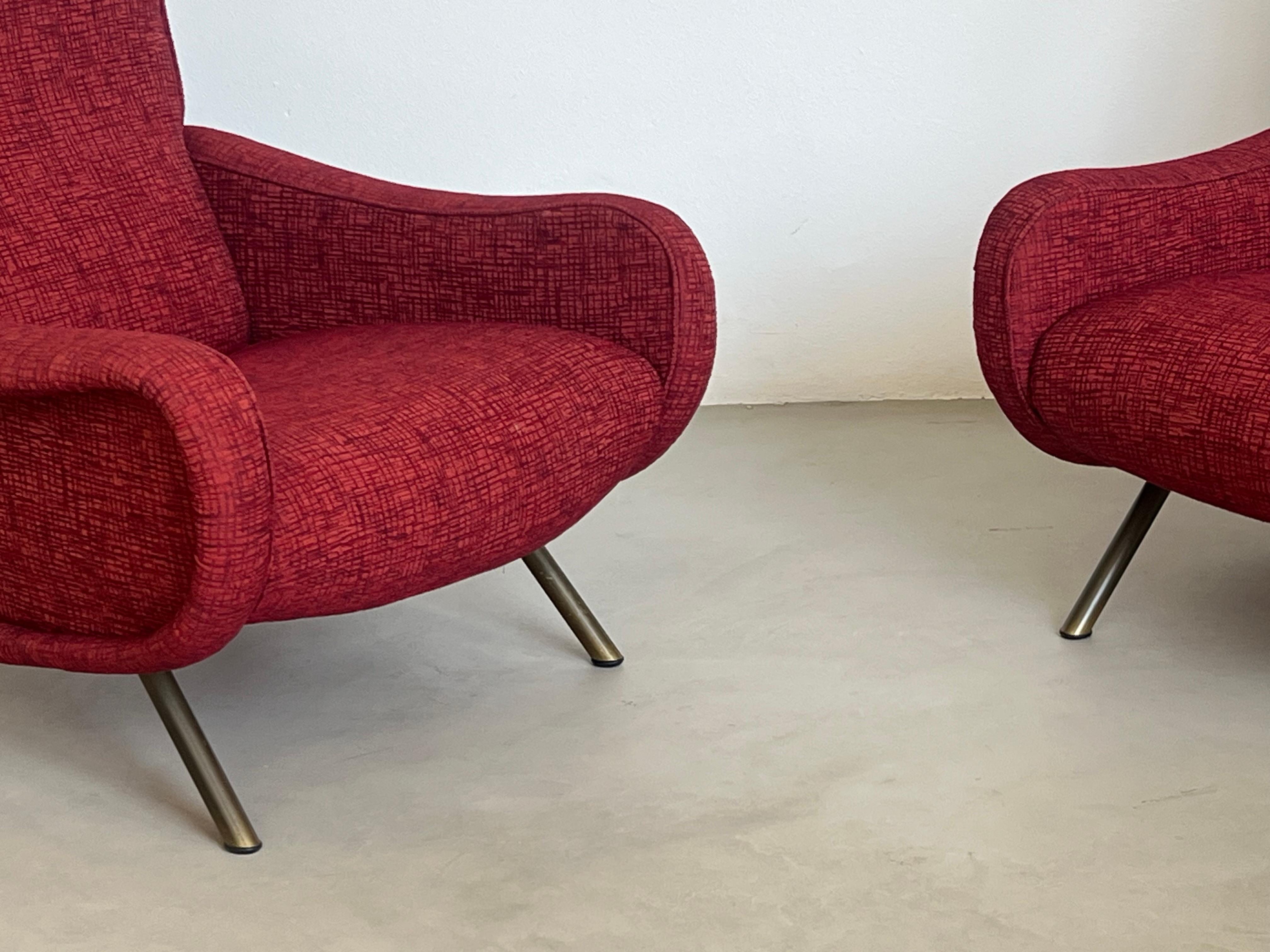 Paire de chaises Vintage Icone par Zanuso pour Arflex en vente 5