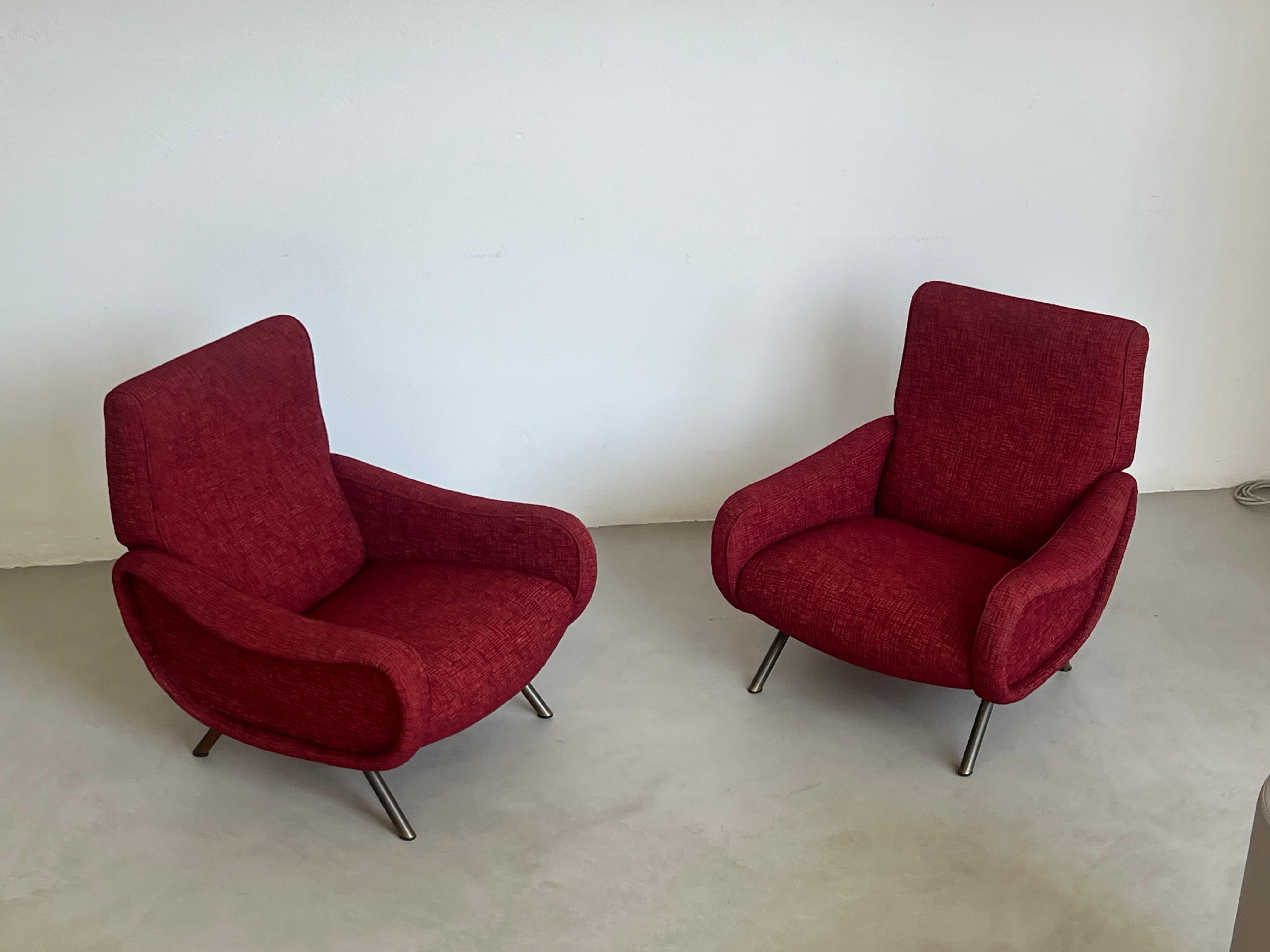 Paire de chaises Vintage Icone par Zanuso pour Arflex en vente 6