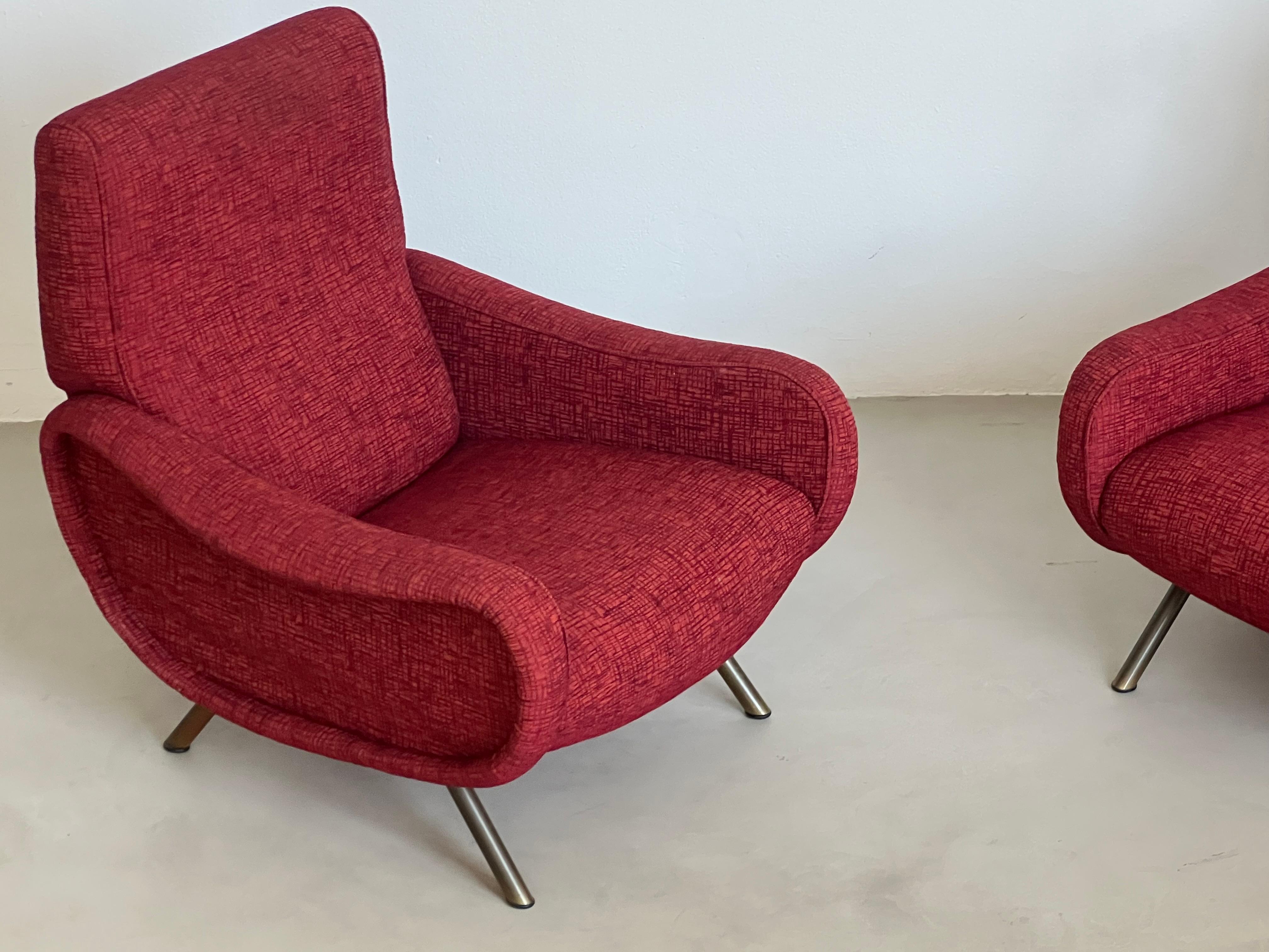 Paire de chaises Vintage Icone par Zanuso pour Arflex en vente 7