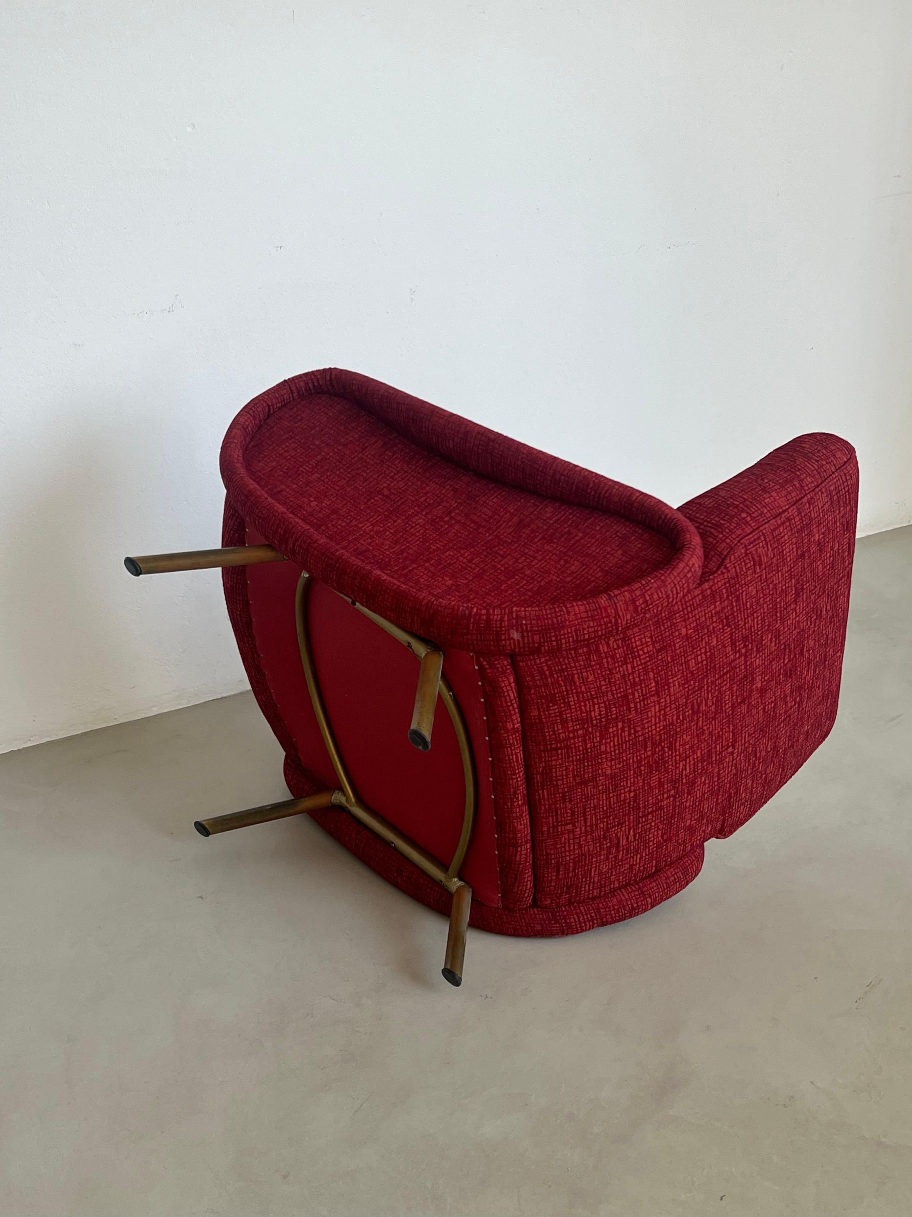 Mid-Century Modern Paire de chaises Vintage Icone par Zanuso pour Arflex en vente