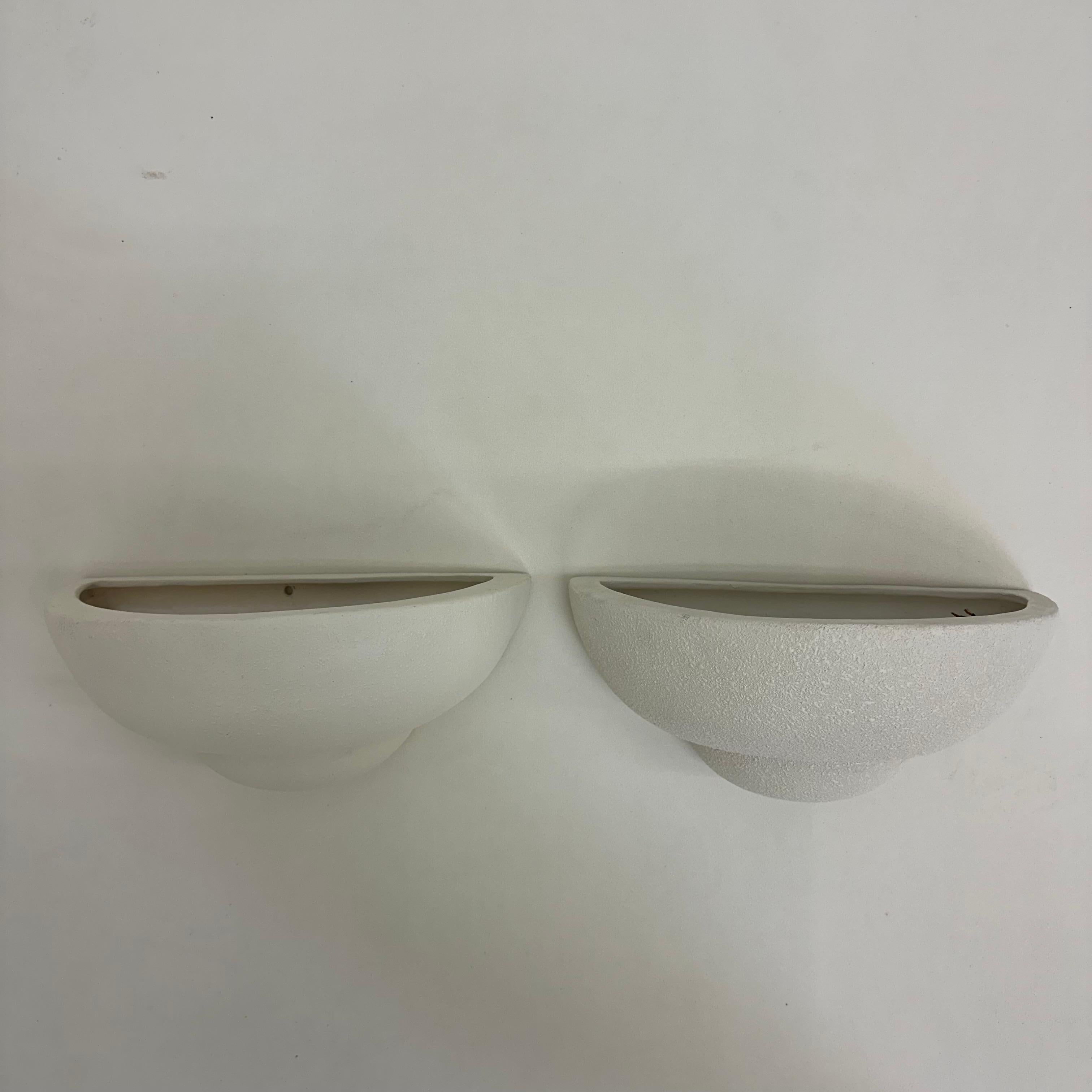Pair of Vintage Ikea ceramic wall lamps , 1970’s For Sale 3