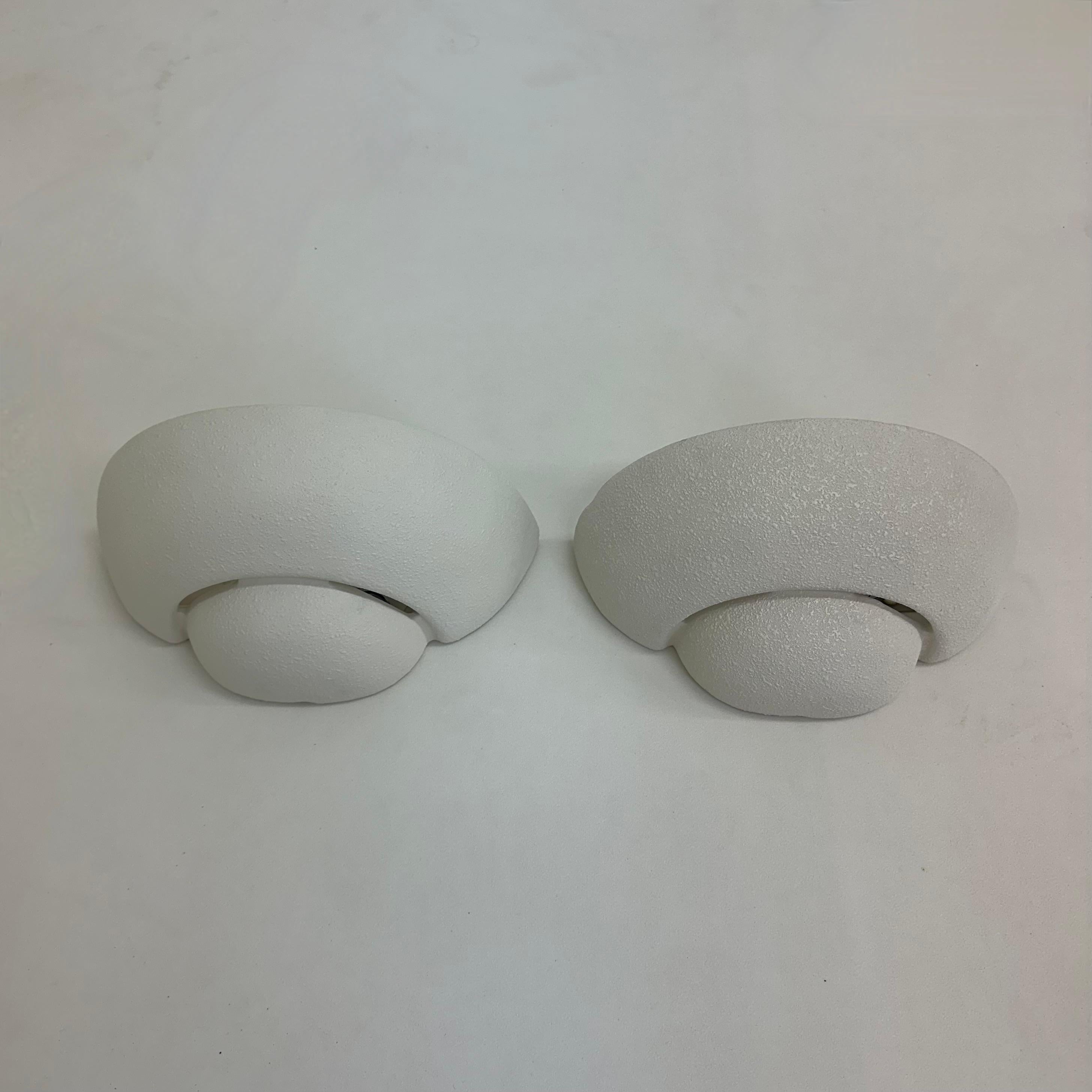 Pair of Vintage Ikea ceramic wall lamps , 1970’s For Sale 6