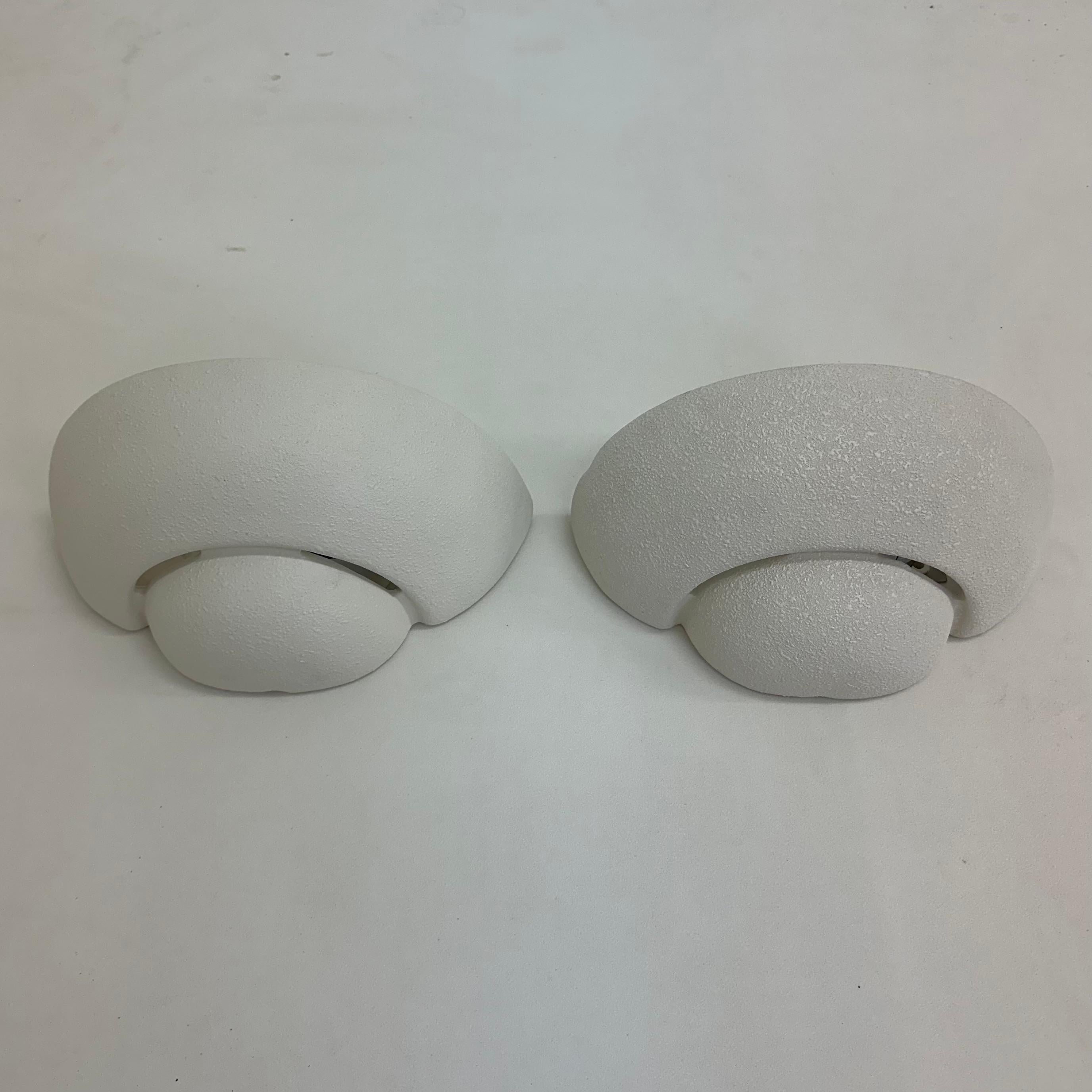 Pair of Vintage Ikea ceramic wall lamps , 1970’s For Sale 7