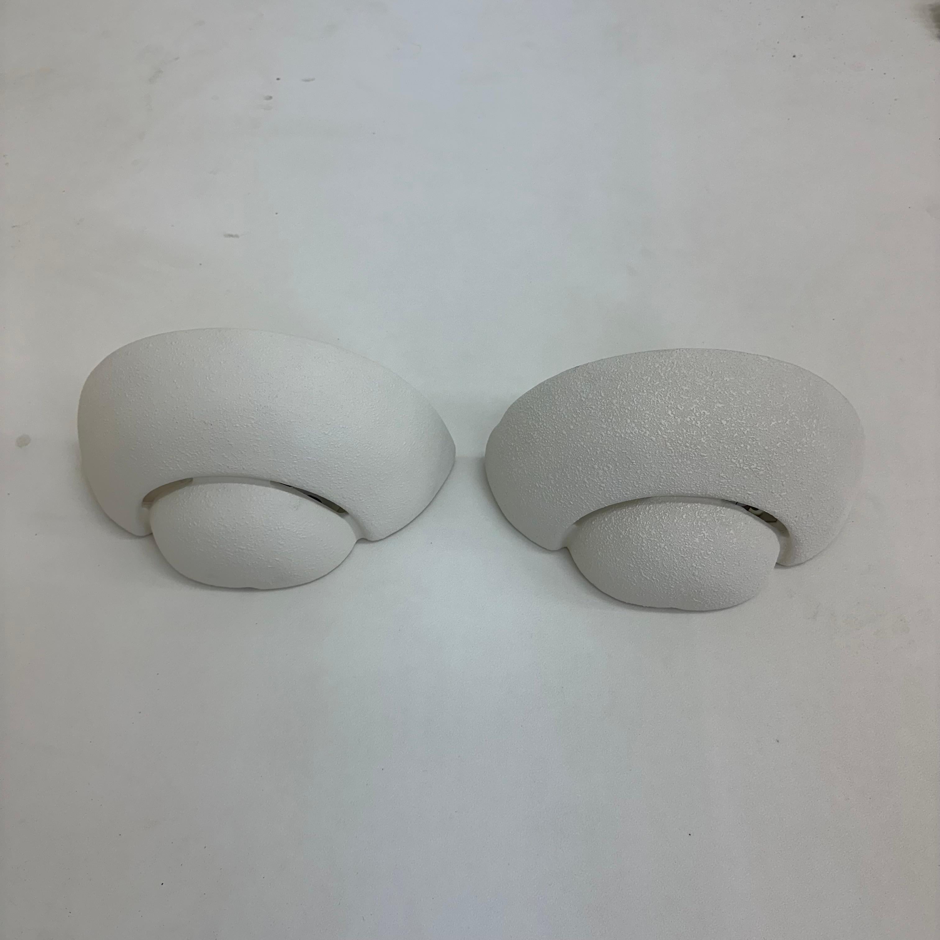 Pair of Vintage Ikea ceramic wall lamps , 1970’s For Sale 11