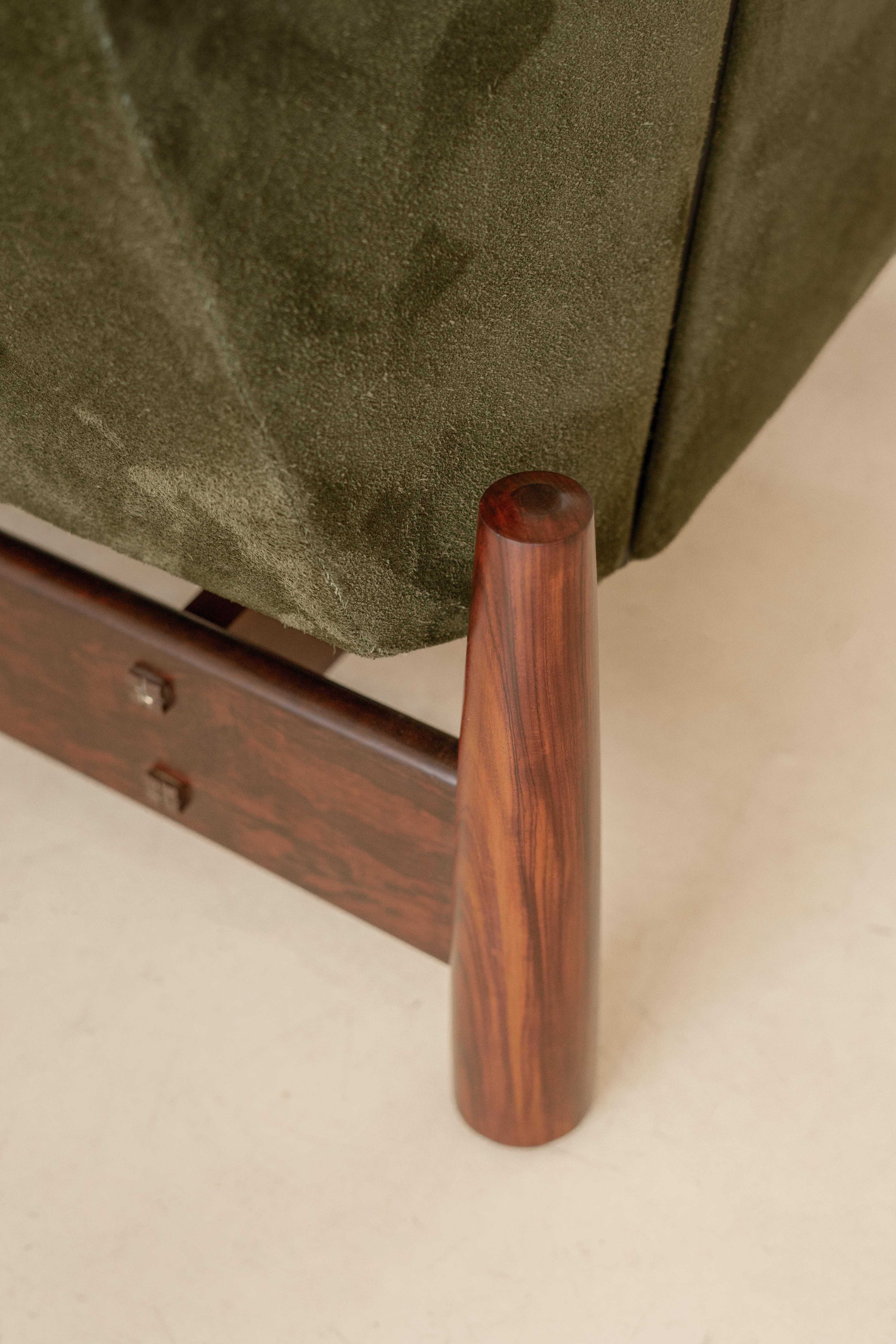 Pareja de Sillones Vintage Imbuia de Móveis Cimo, años 60, Brasil Midcentury en venta 4