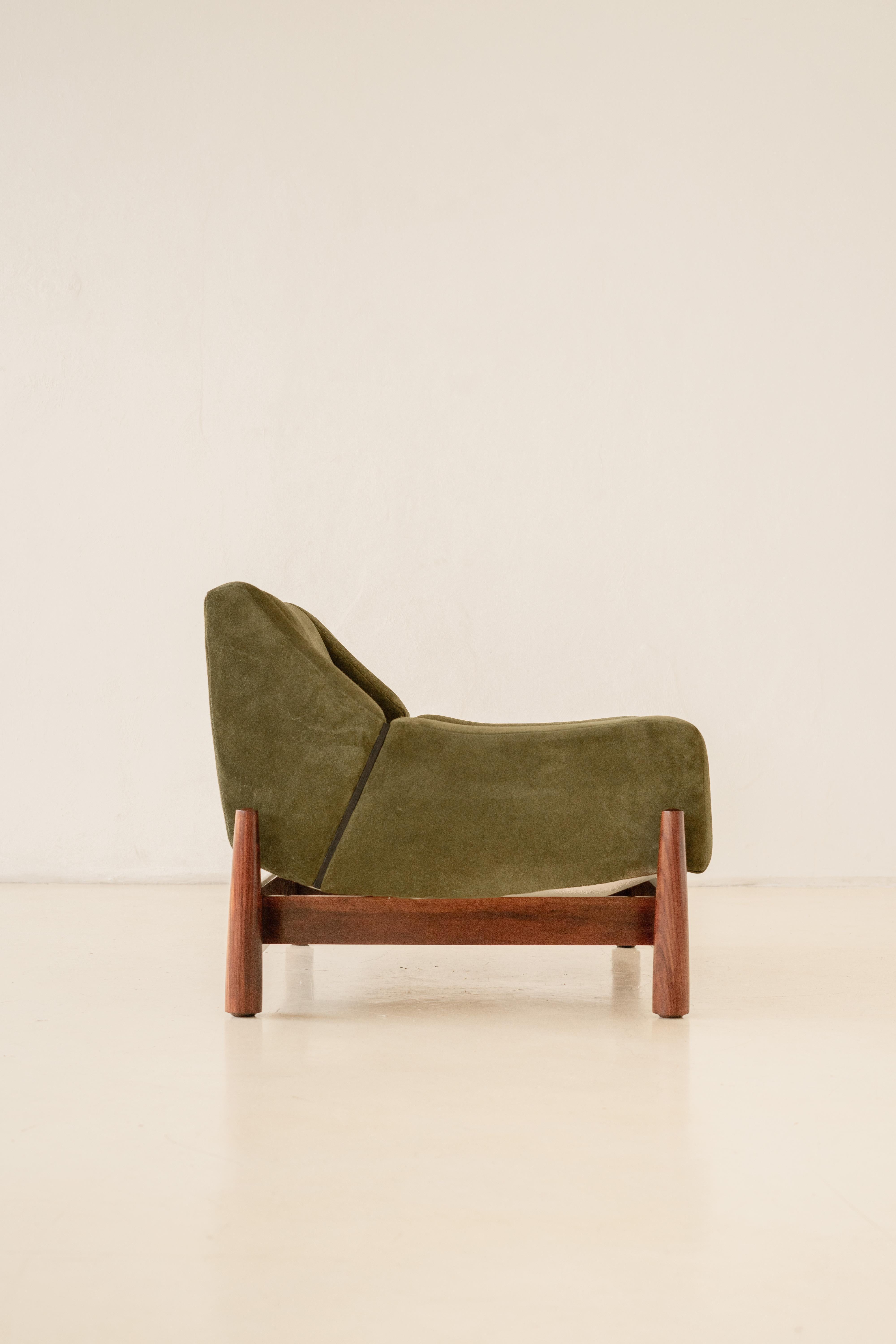 Pareja de Sillones Vintage Imbuia de Móveis Cimo, años 60, Brasil Midcentury Imbuya en venta
