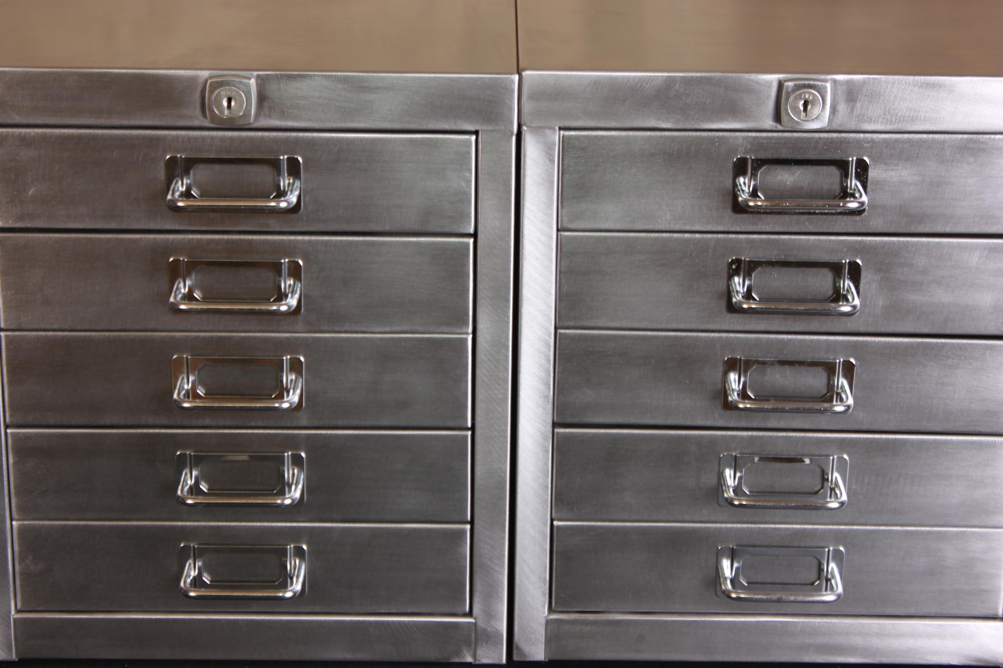 5 drawer metal file cabinet