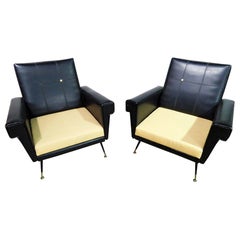 Pair of Vintage Italian Armchairs