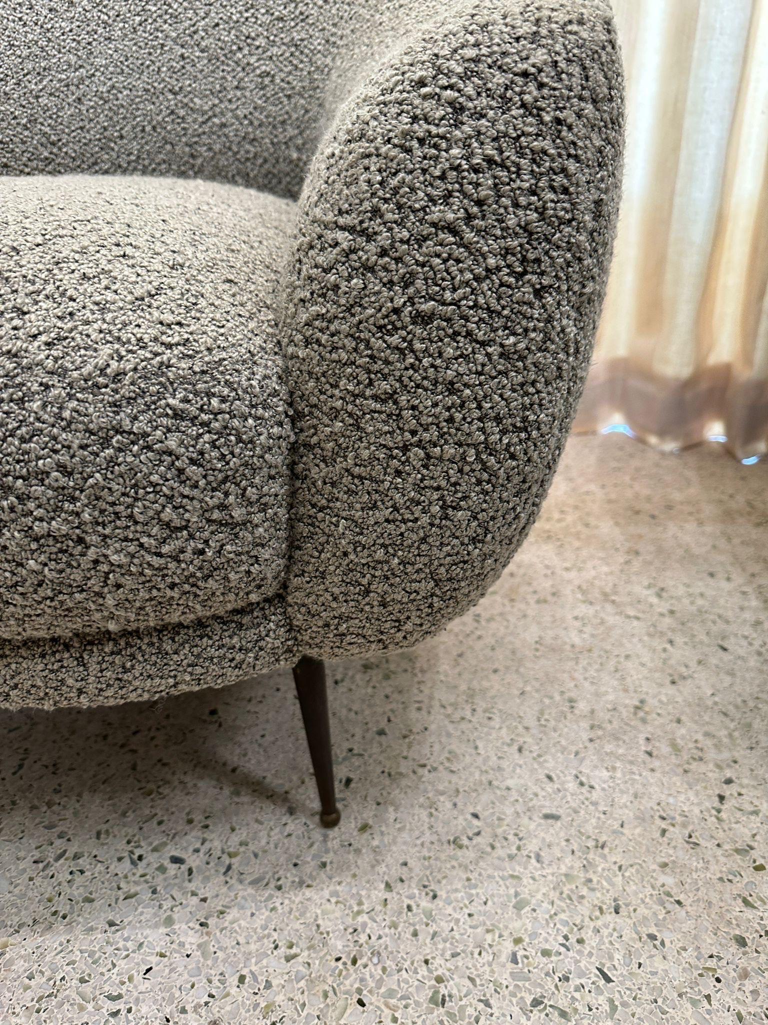 Pareja de Sillones Escultóricos Italianos Vintage en venta 1