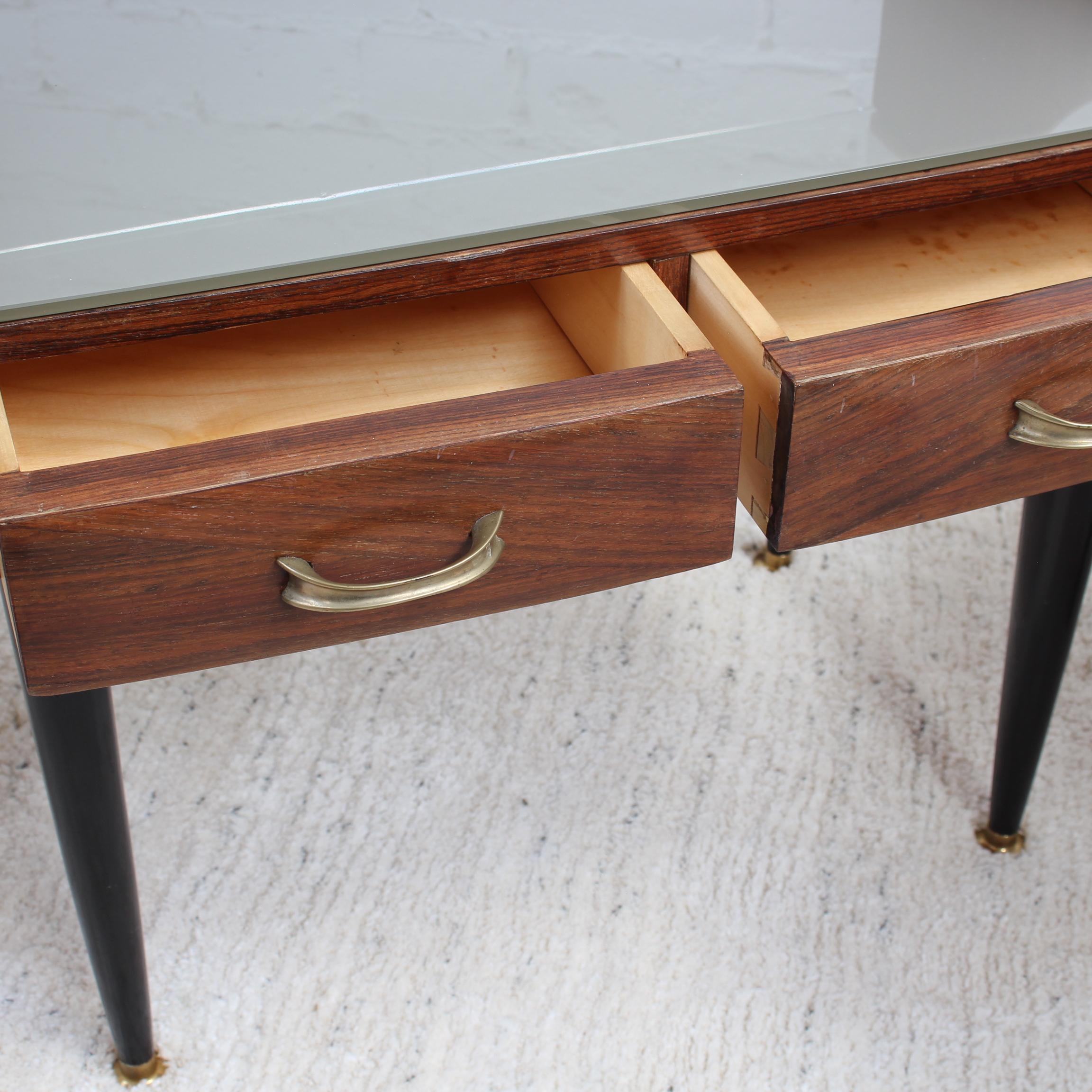 Pair of Vintage Italian Bedside Tables / Night Stands (circa 1950s) 9